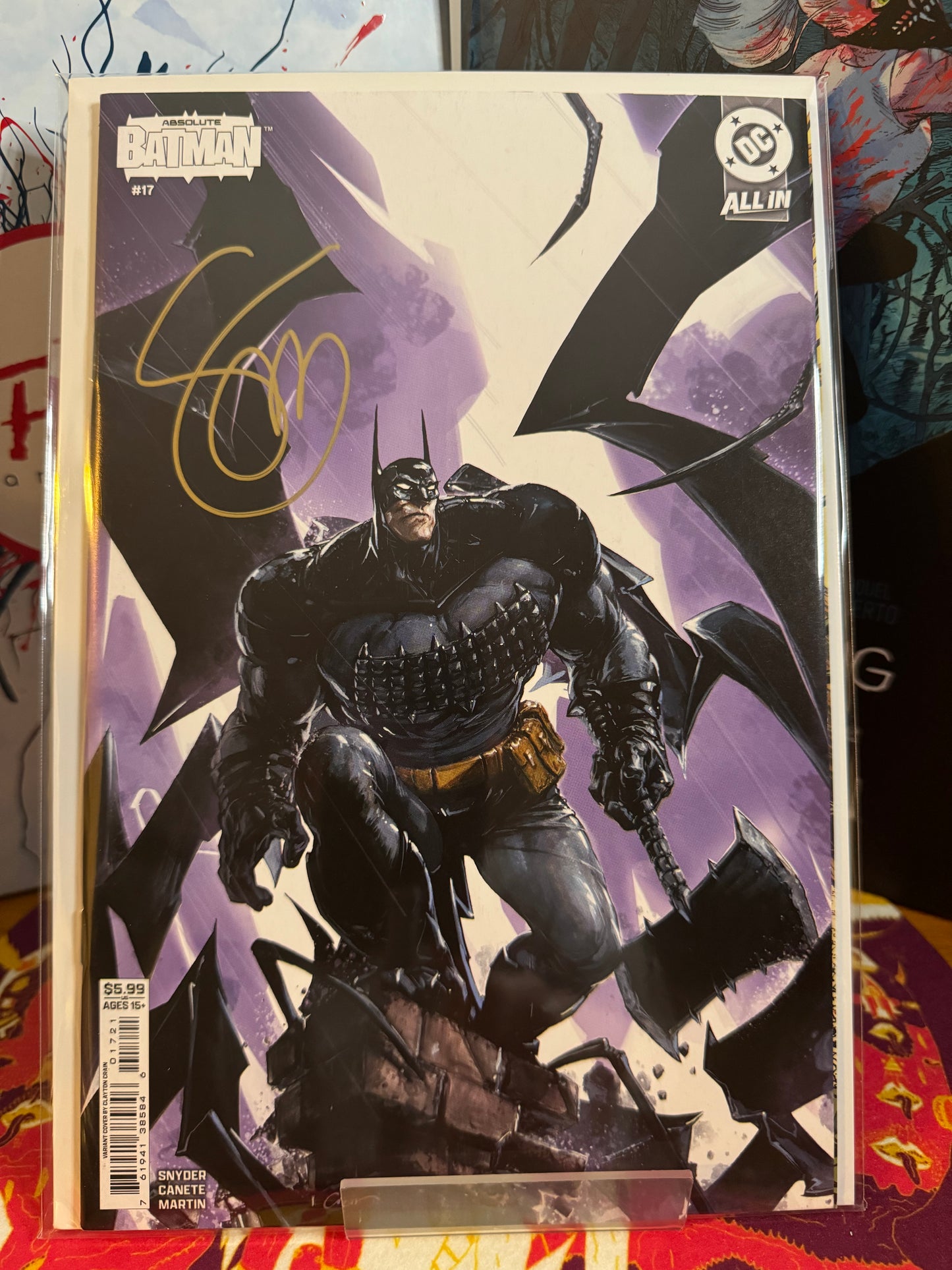 Absolute Batman #17 signed by Scott Snyder
