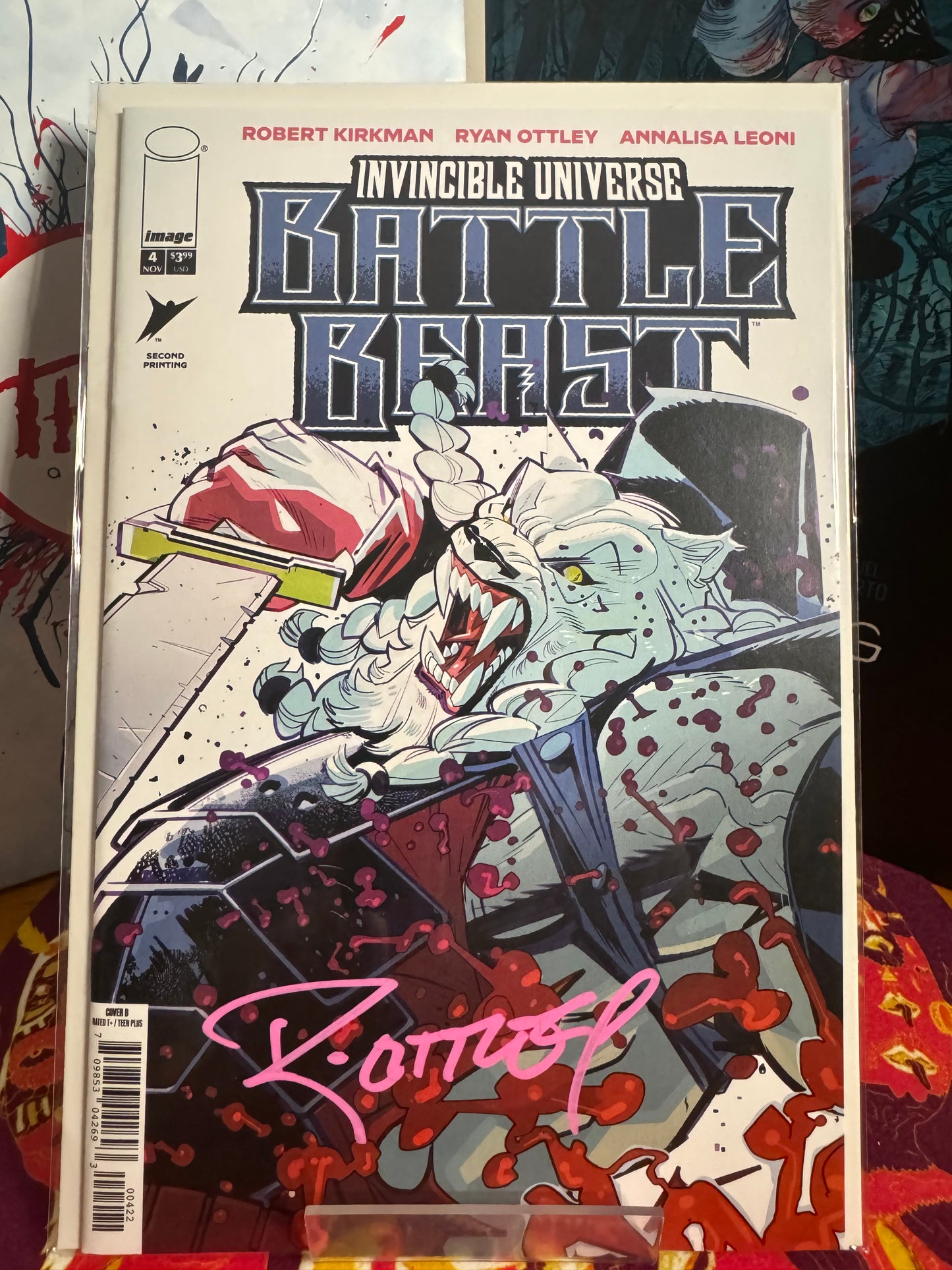 Battle Beast #4 signed by Ryan Ottley