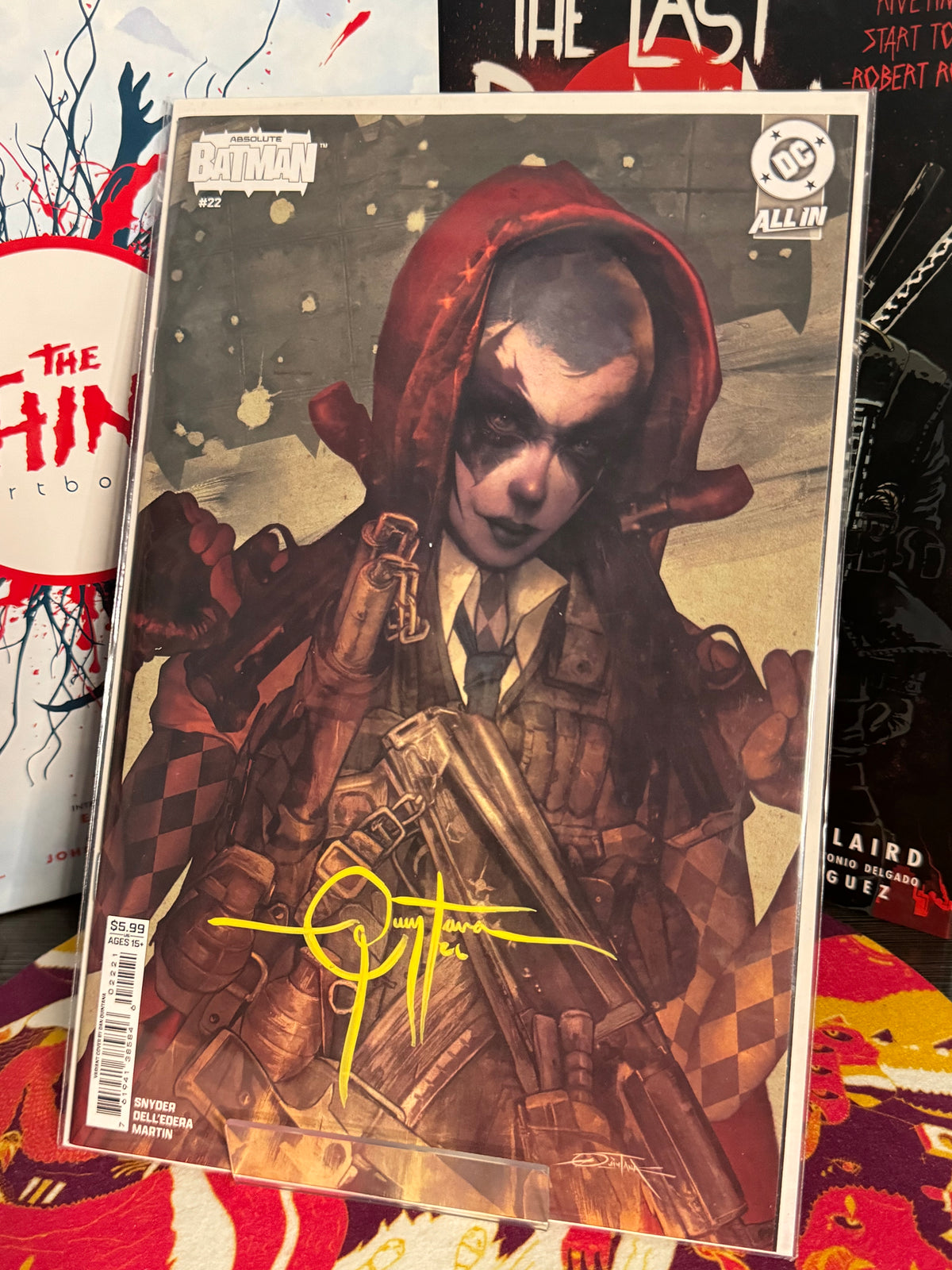 Absolute Batman #22 signed by Dan Quintana