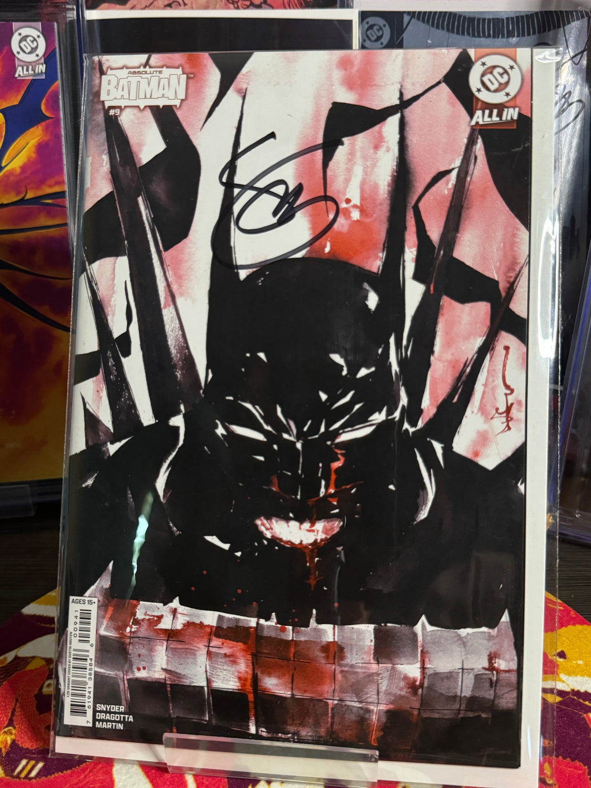 Absolute Batman #9 1:25 incentive ratio signed by Scott Snyder