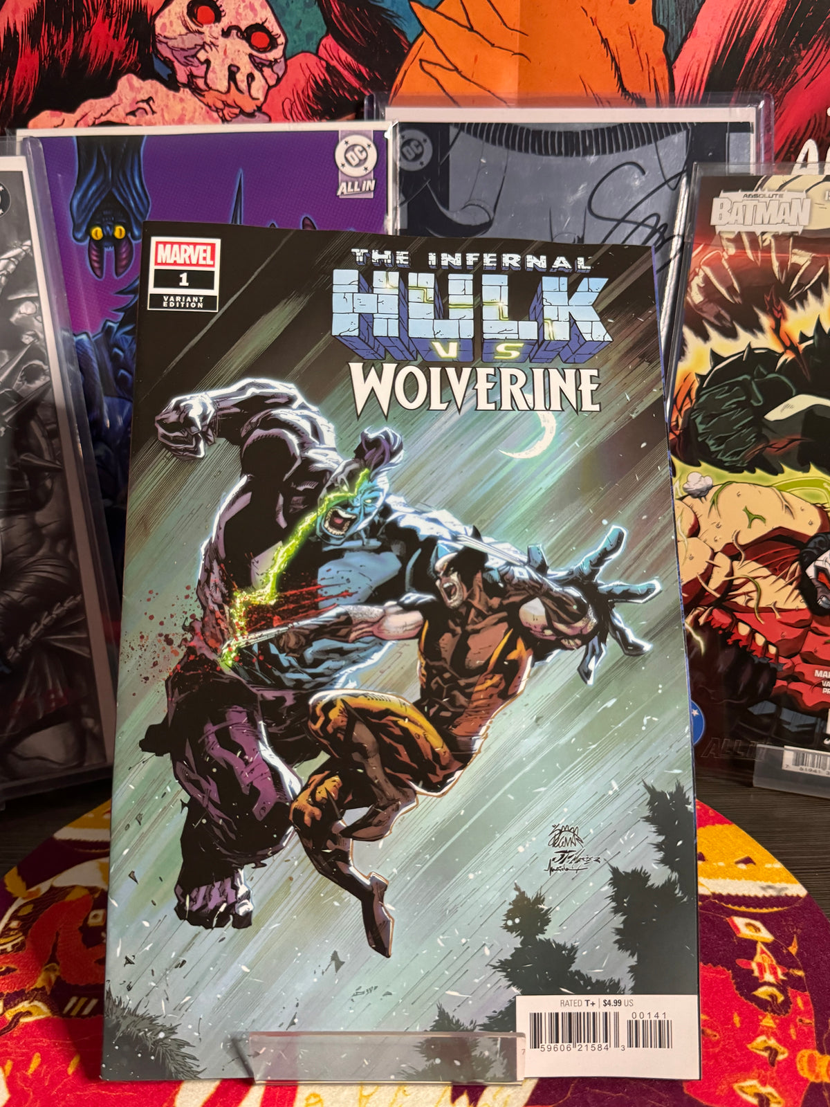 INFERNAL HULK VS. WOLVERINE #1 RYAN STEGMAN VARIANT