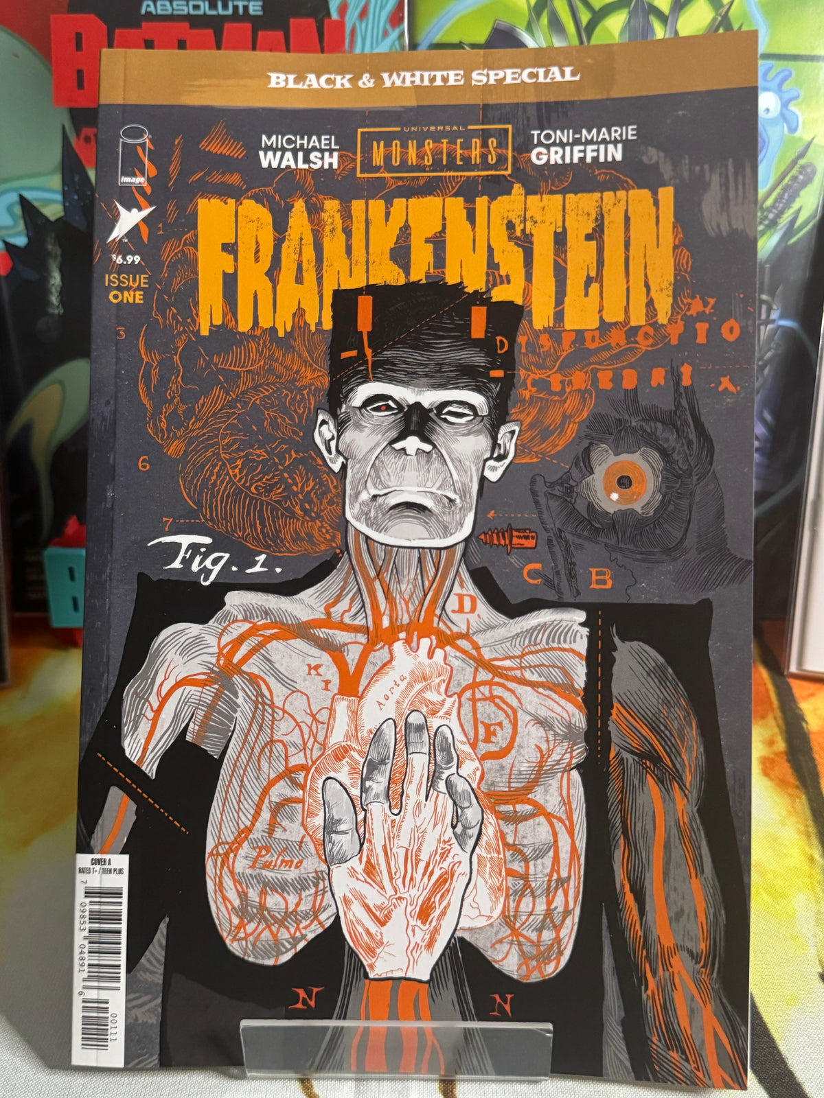 UNIVERSAL MONSTERS FRANKENSTEIN B&W SPECIAL #1 (OF 2) CVR A MICHAEL WALSH