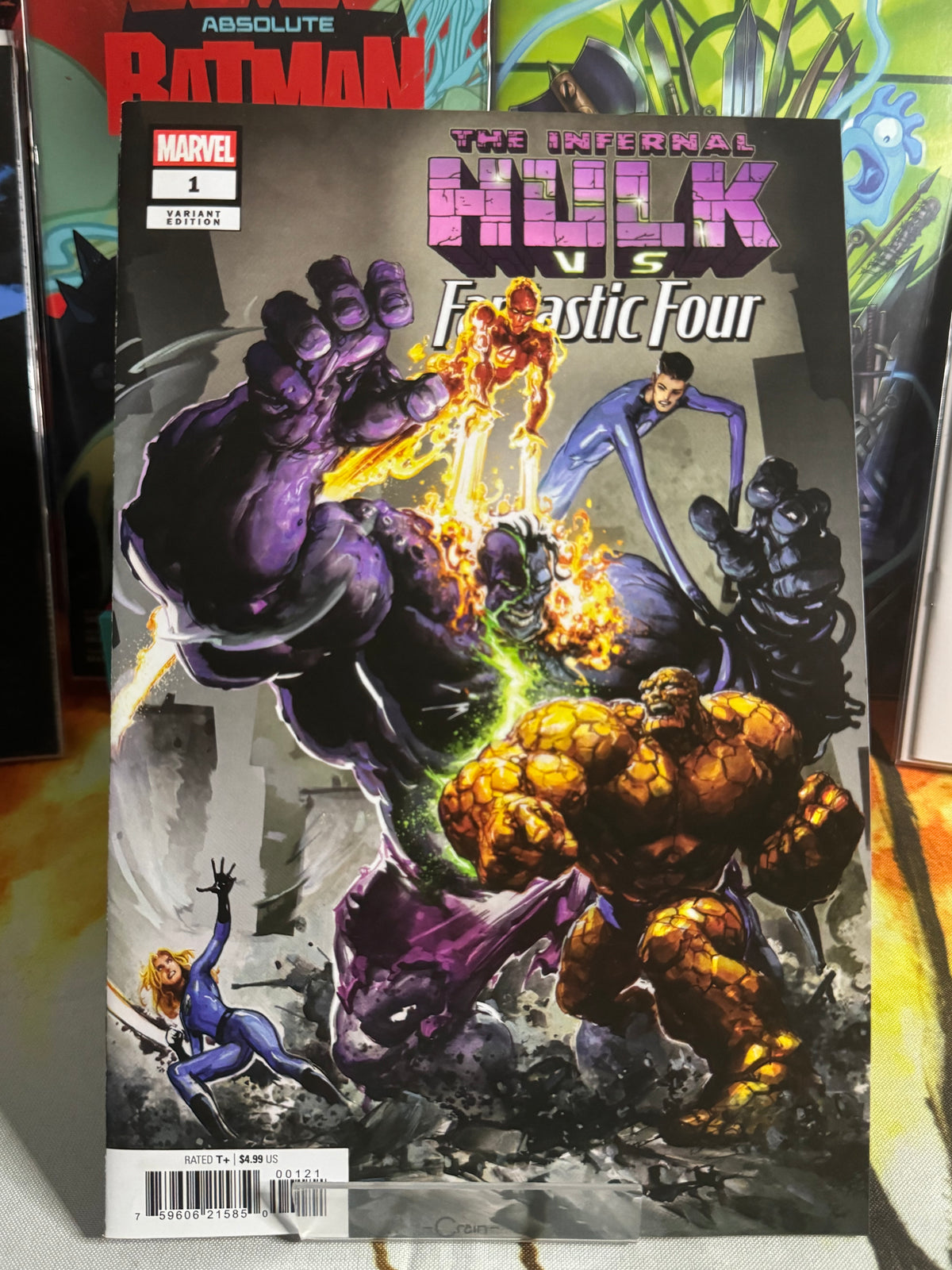 INFERNAL HULK VS. FANTASTIC FOUR #1 CLAYTON CRAIN VARIANT