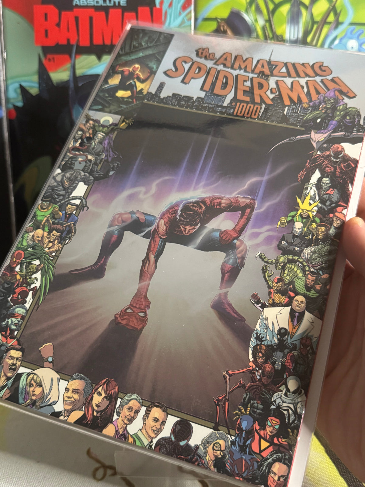 AMAZING SPIDER-MAN #1000 MICO SUAYAN NYCC EXCLUSIVE FOIL LTD 500