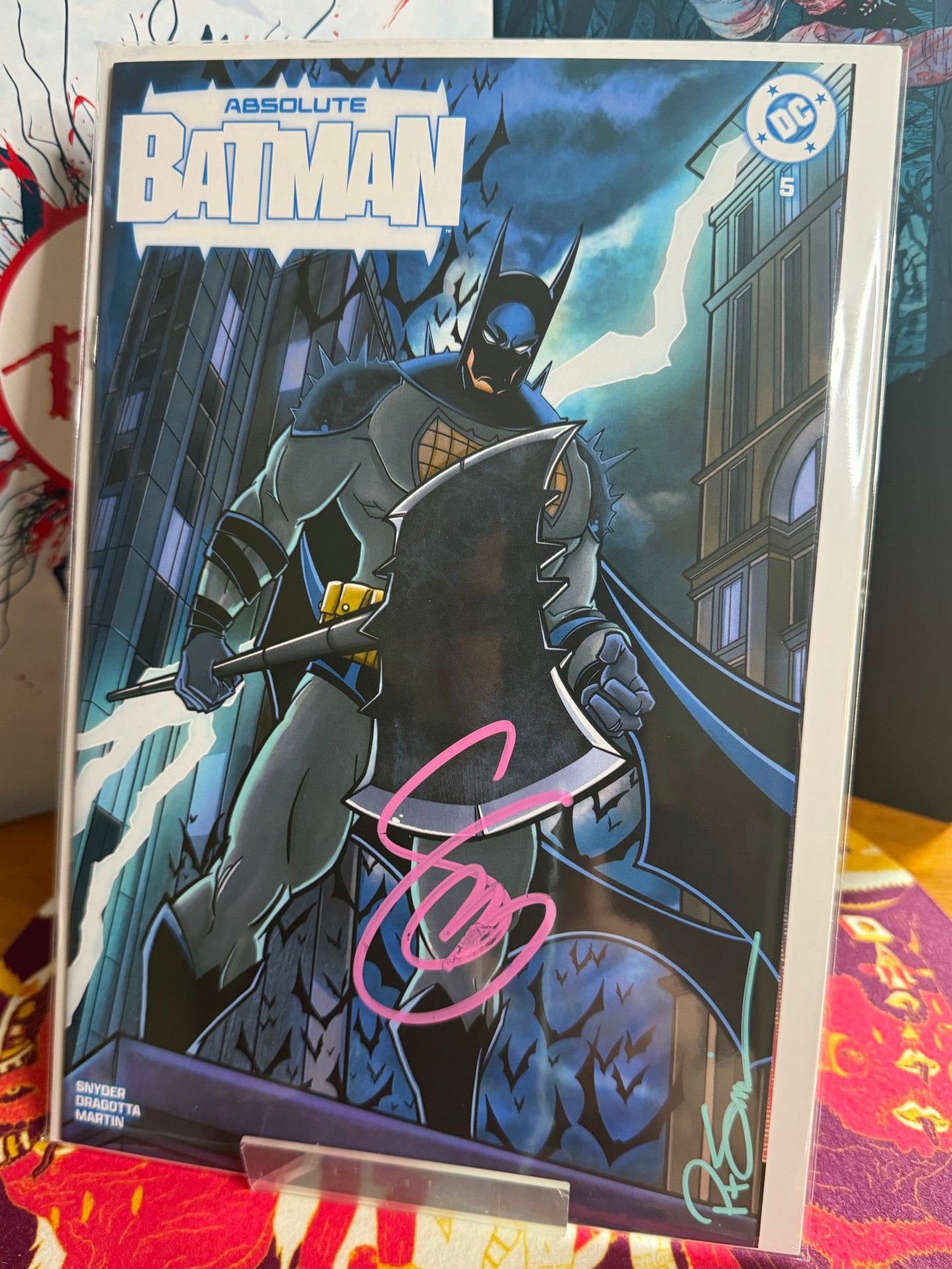 Absolute Batman #5 double signed by Peter Smith and Scott Snyder