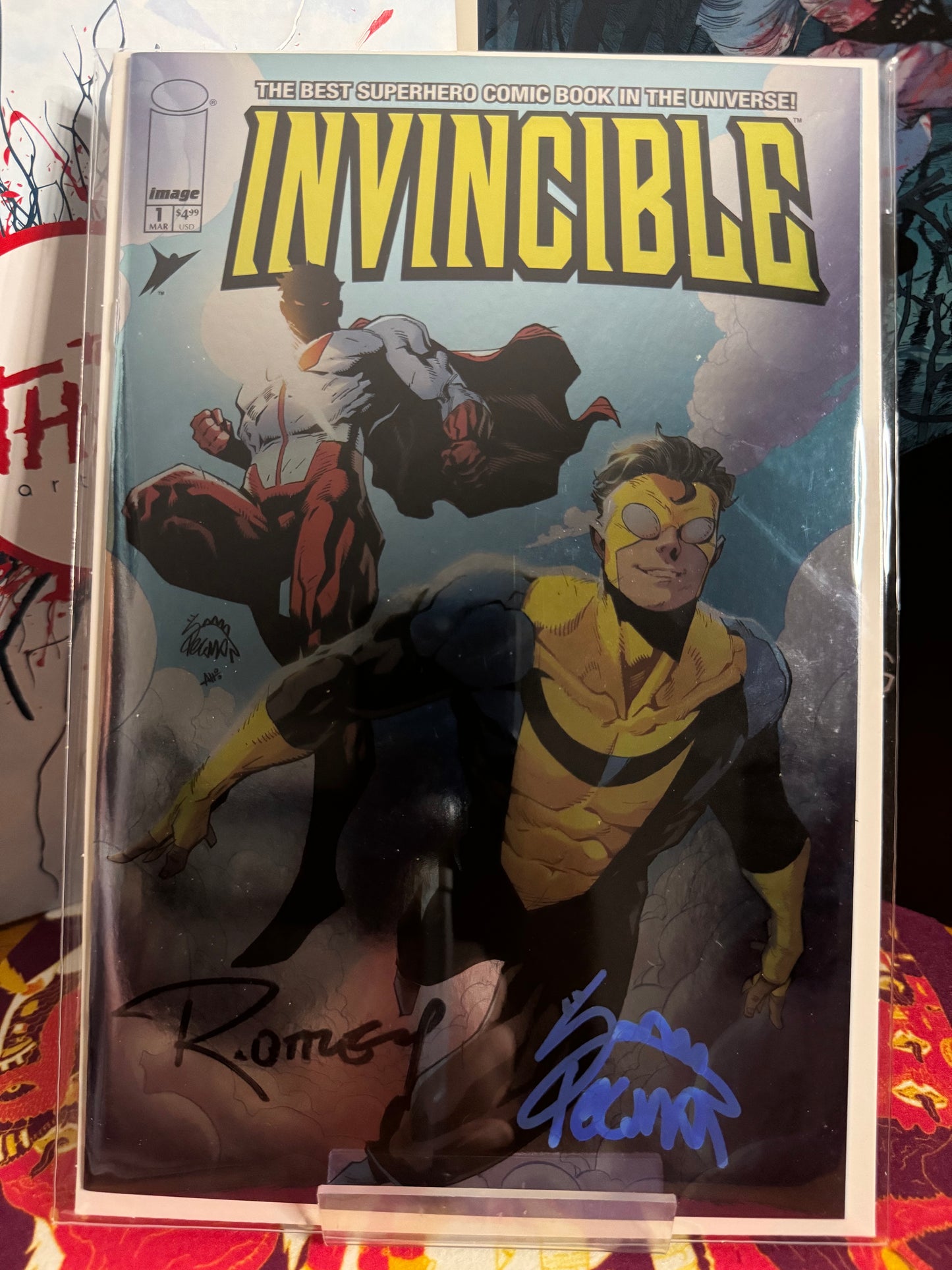 Invincible #1 signed by Ryan Ottley and Ryan Stegman, limited to 1500