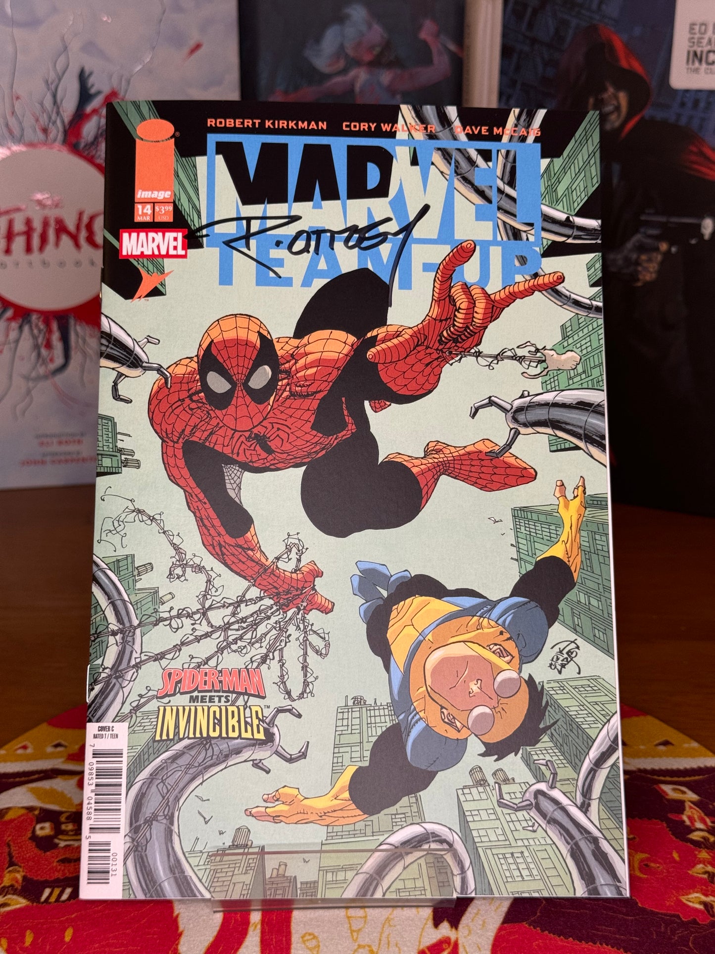 Marvel Team-Up #14 signed by Ryan Ottley