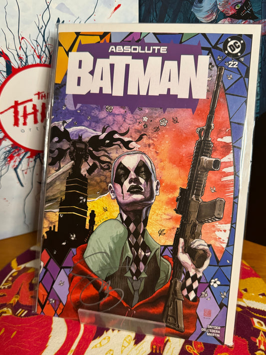 Absolute Batman #22 David Mack exclusive signed by Scott Snyder