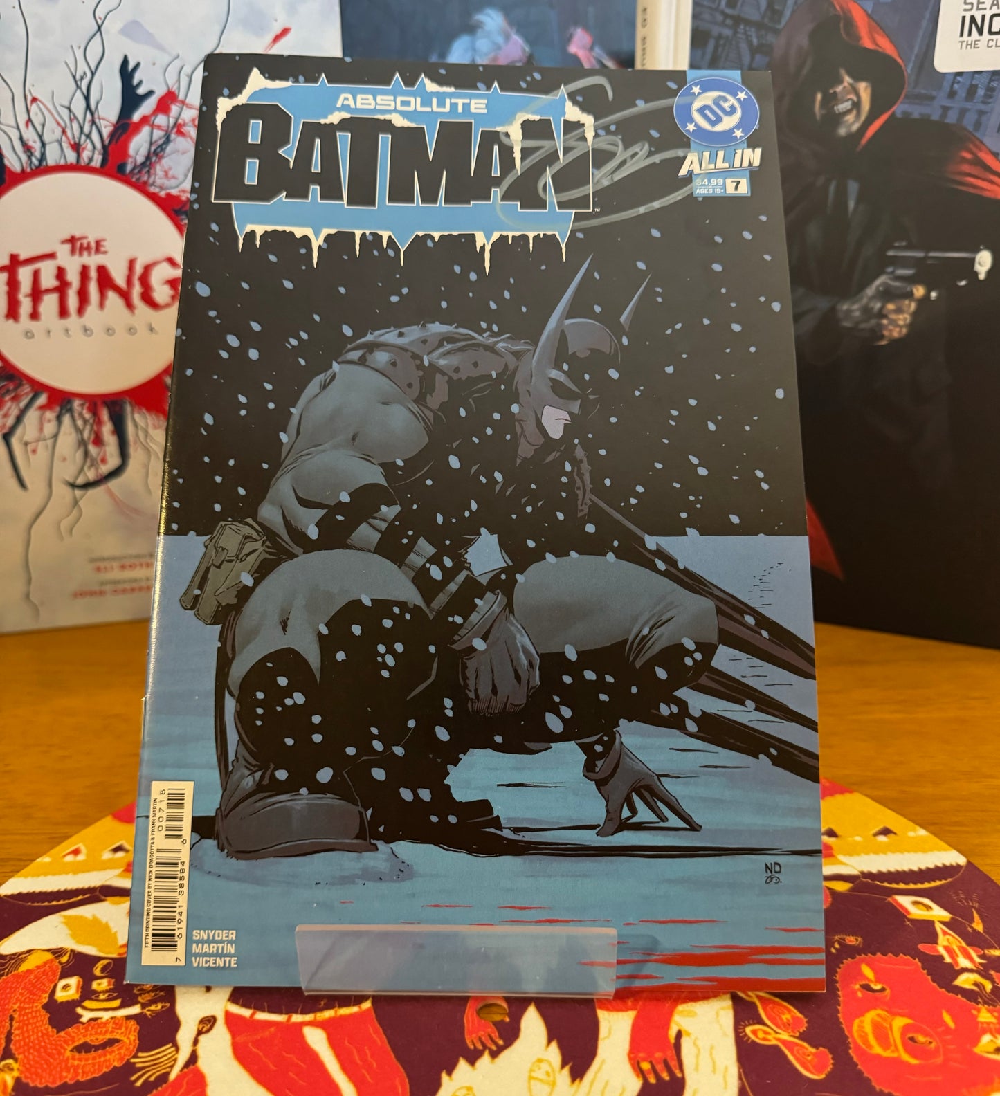 Absolute Batman #7 signed by Scott Snyder