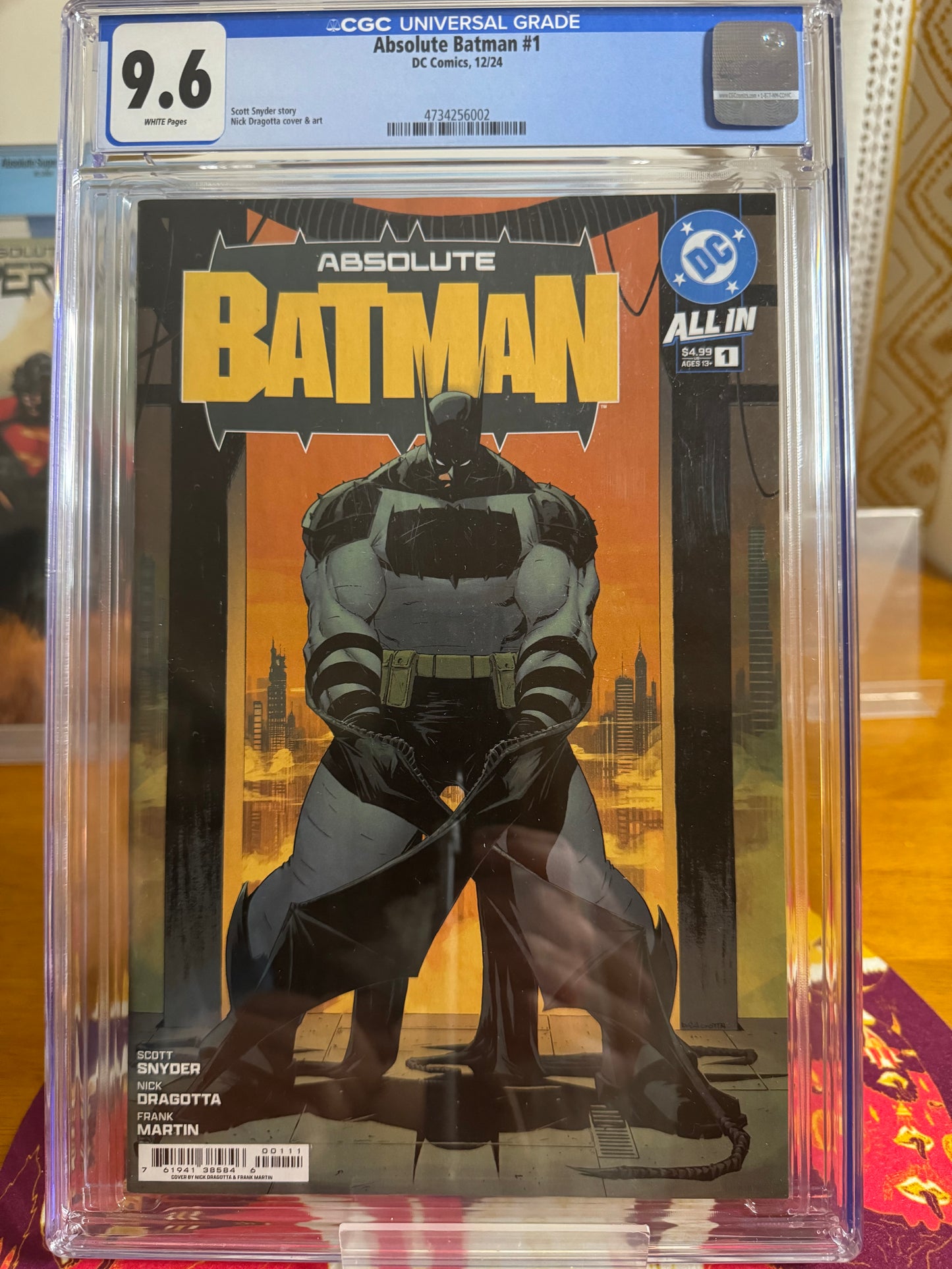 Absolute Batman #1 CGC 9.6 first print