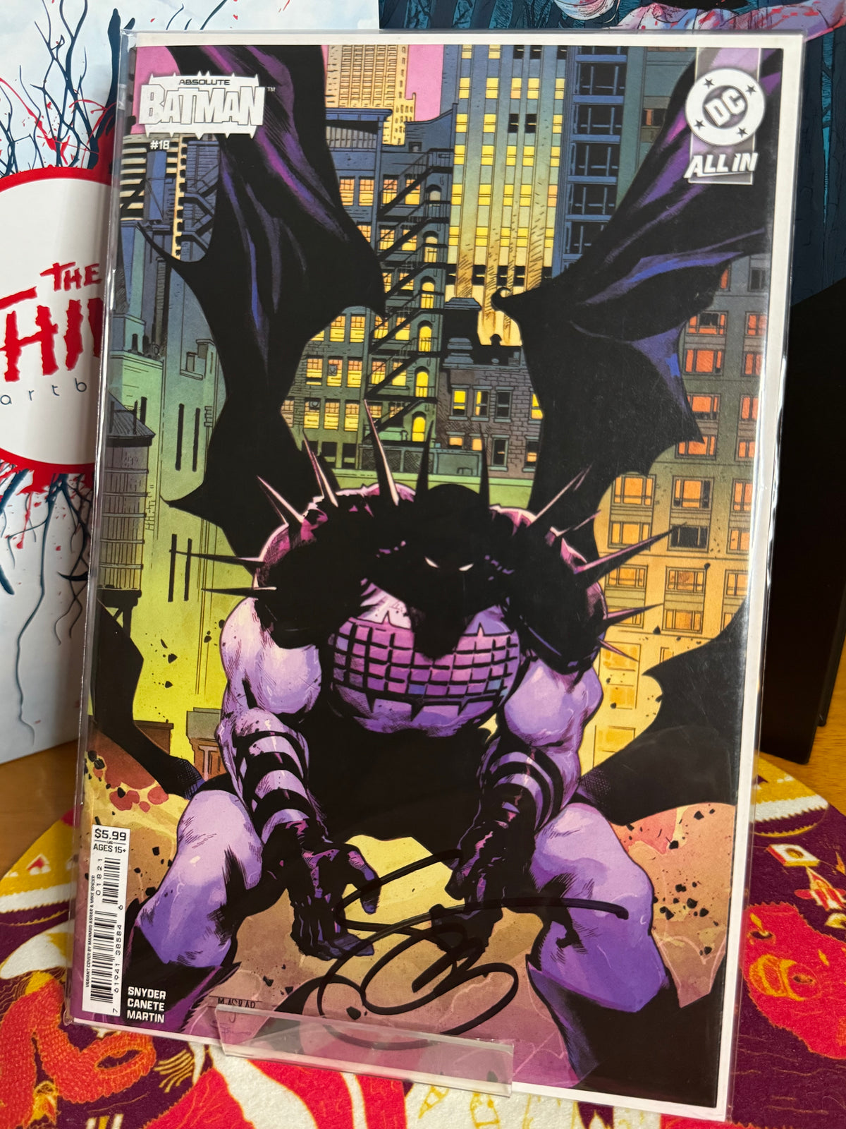 Absolute Batman #18 signed by Scott Snyder