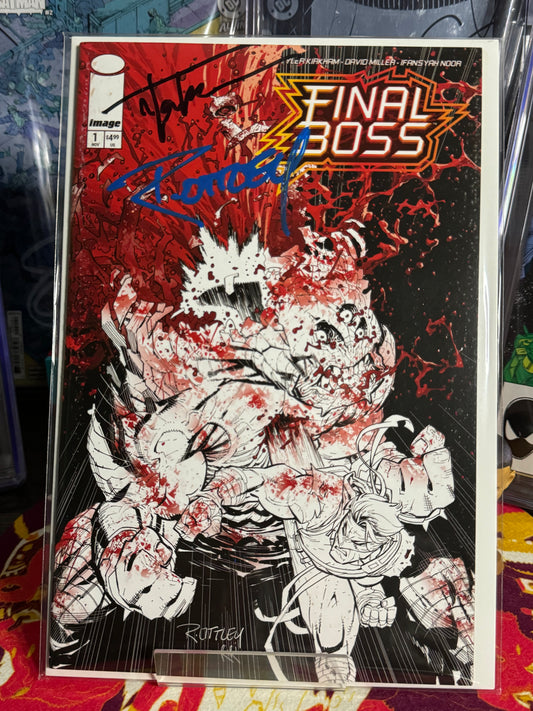 Final Boss #1 double signed by Tyler Kirkham and Ryan Ottley
