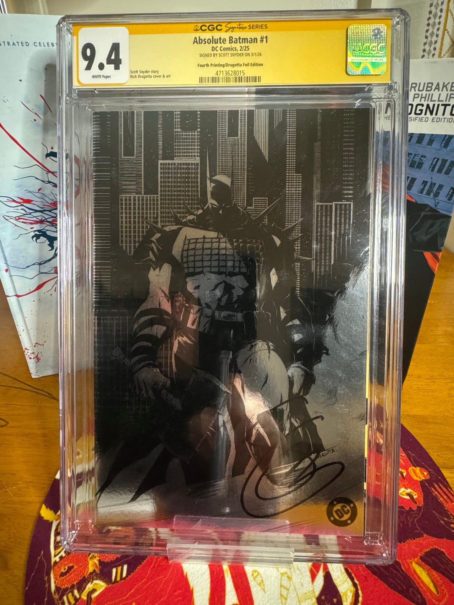 Absolute Batman #1 CGC Signature Series 9.4 signed by Scott Snyder