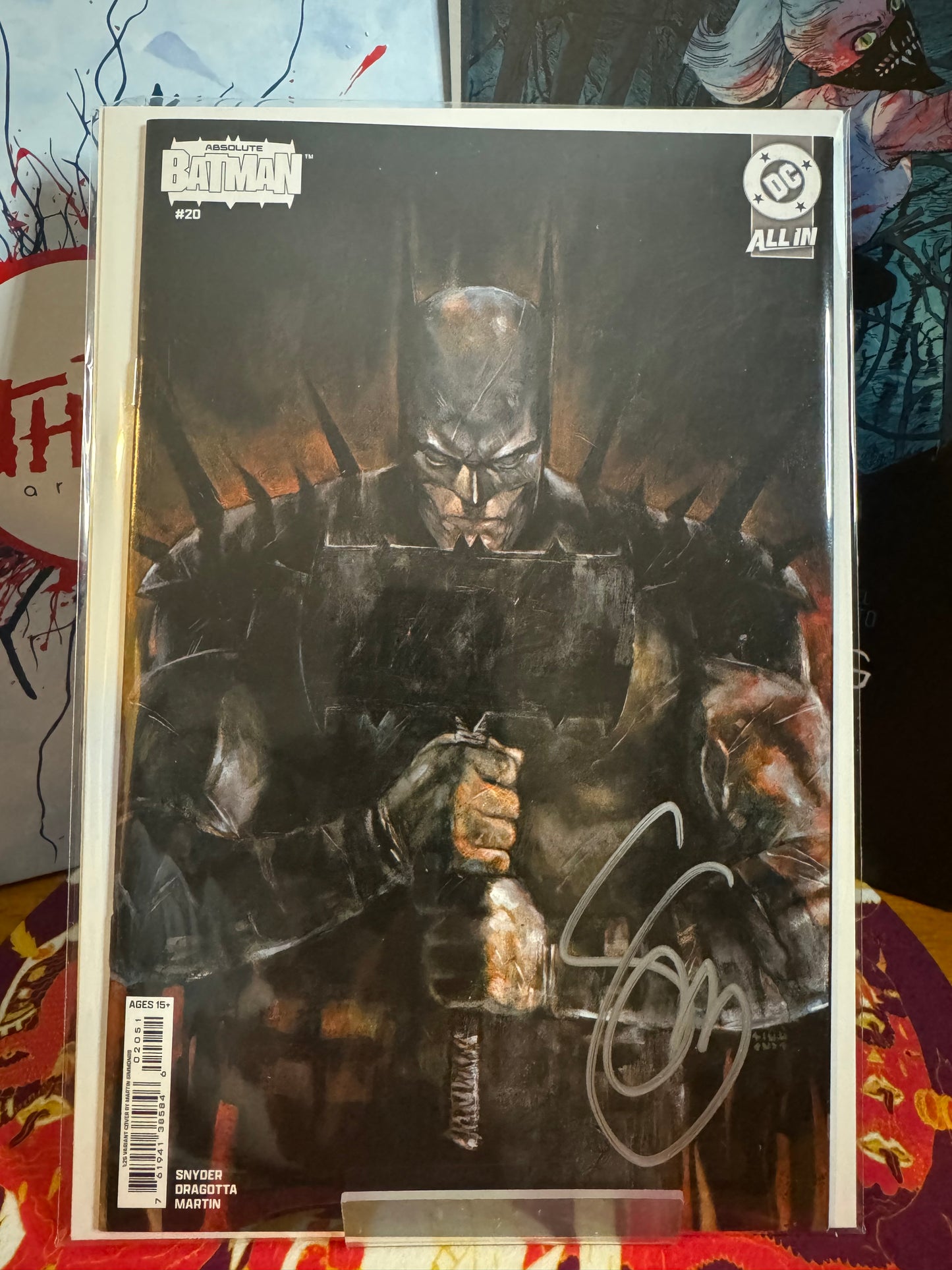 Absolute Batman #20 signed by Scott Snyder, 1:25 variant
