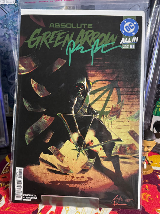 Absolute Green Arrow #1 signed by Pornsak Pichetshote