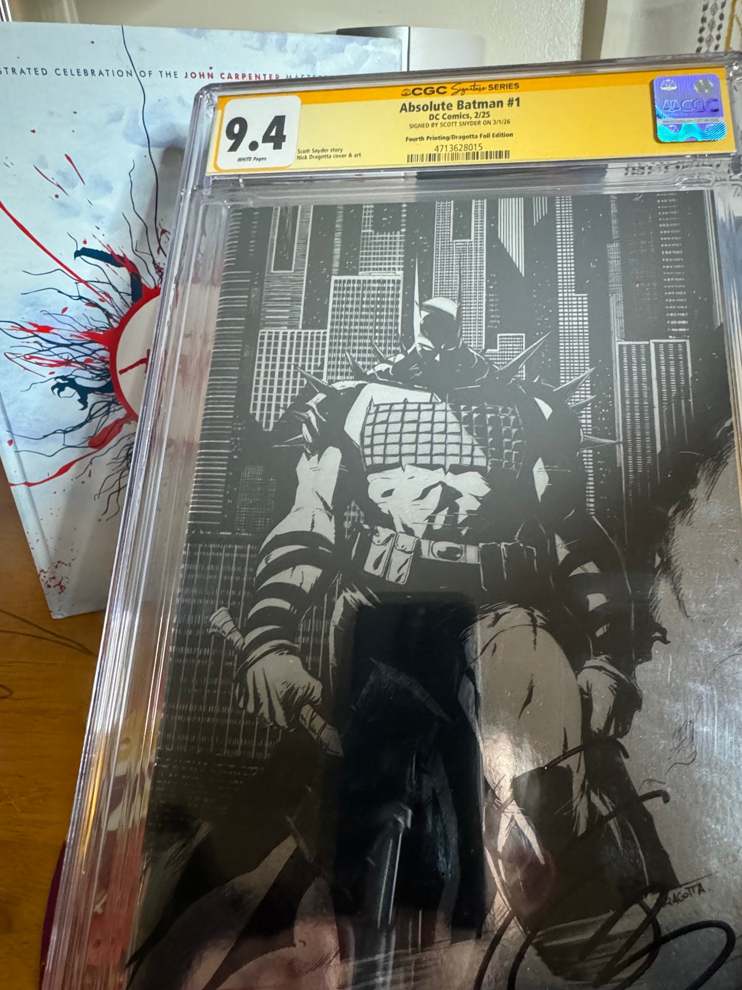 Absolute Batman #1 CGC Signature Series 9.4 signed by Scott Snyder