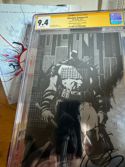 Absolute Batman #1 CGC Signature Series 9.4 signed by Scott Snyder