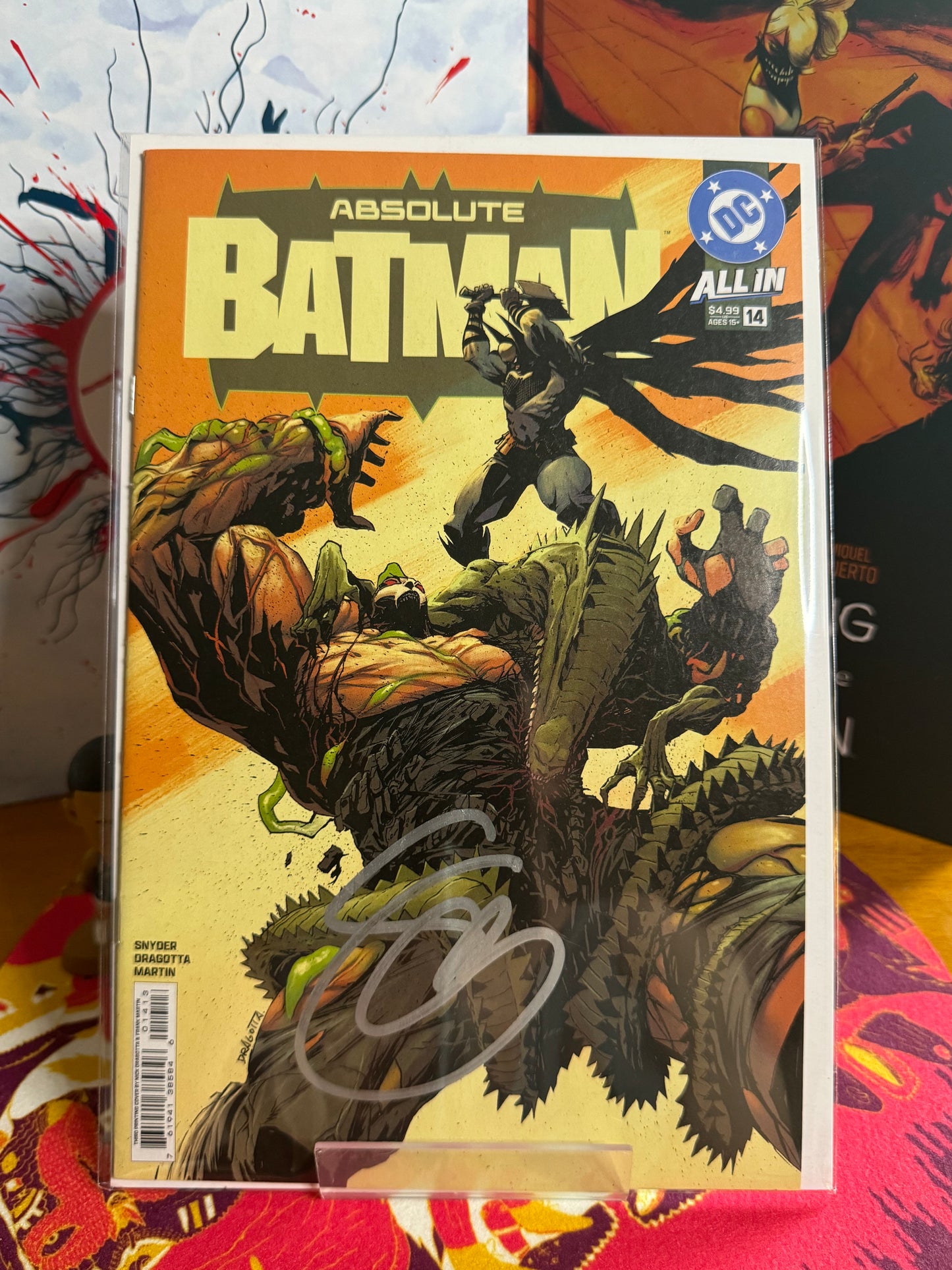 Absolute Batman #14 singed by Scott Snyder