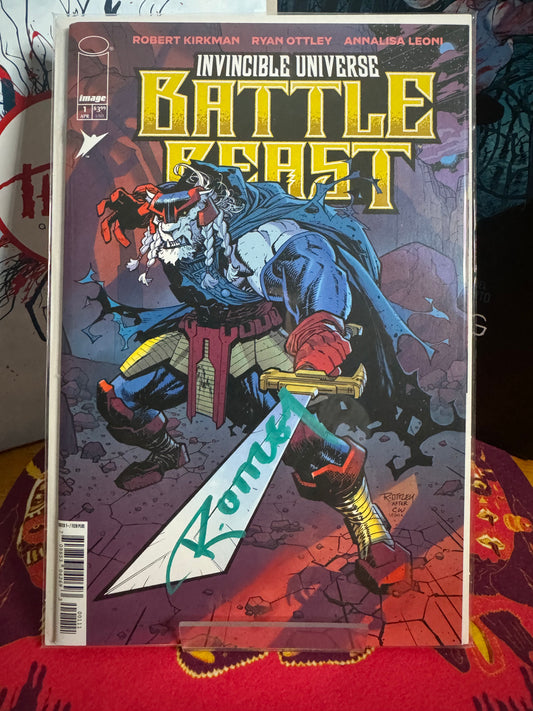 Battle Beast #1 signed by Ryan Ottley