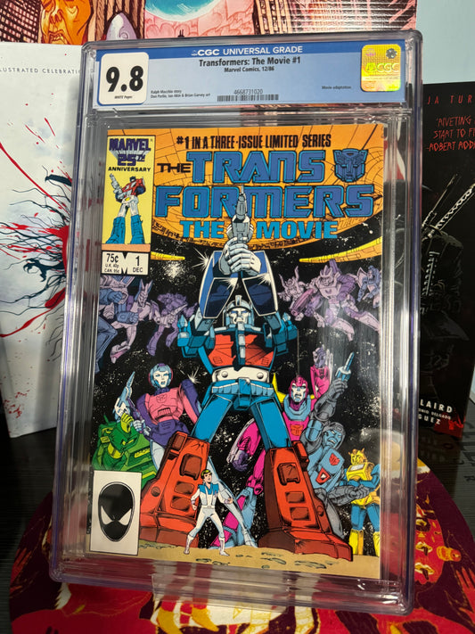 Transformers: The Movie #1 (1986) CGC 9.8 Marvel White Pages