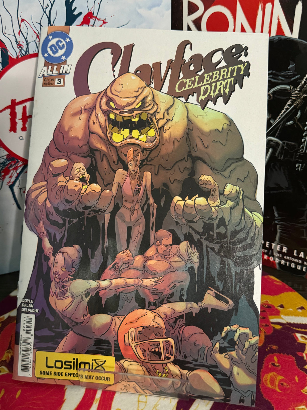 CLAYFACE CELEBRITY DIRT #3 (OF 6) CVR A RILEY ROSSMO