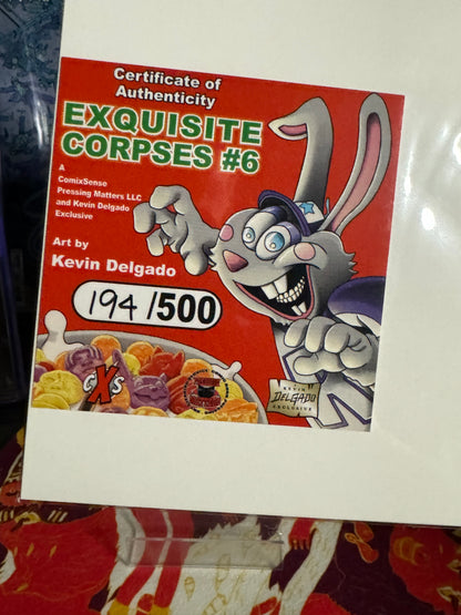 Exquisite Corpses #6 Comixsense Delgado Cereal Killer Exclusive Variant NM