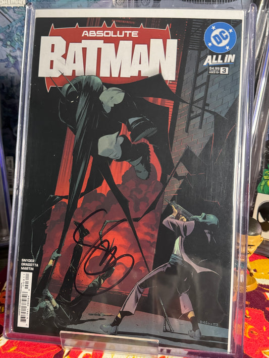 Absolute Batman #3 signed by Scott Snyder