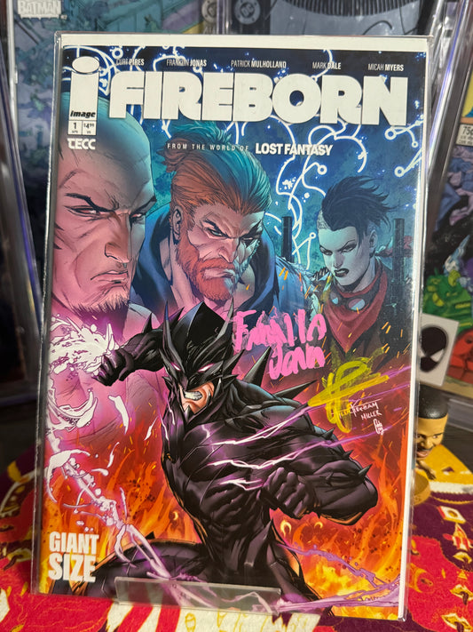 Fireborn #1 double signed by Franklin Jonas and Tyler Kirkham