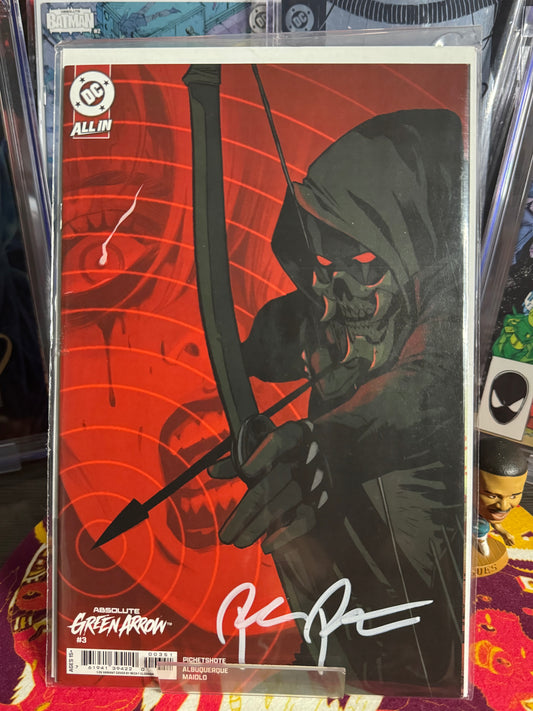 Absolute Green Arrow #3 1:25 signed by Pornsak Pichetshote