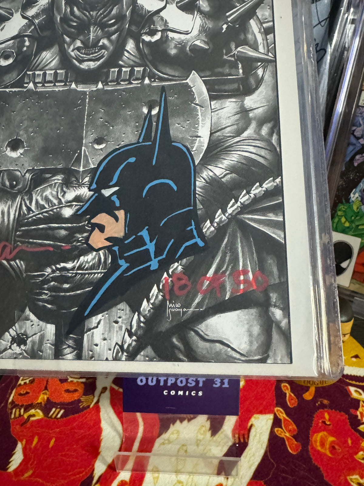 Absolute Batman #22 signed and remarked by Mico Suayan