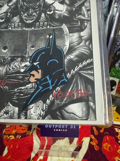 Absolute Batman #22 signed and remarked by Mico Suayan
