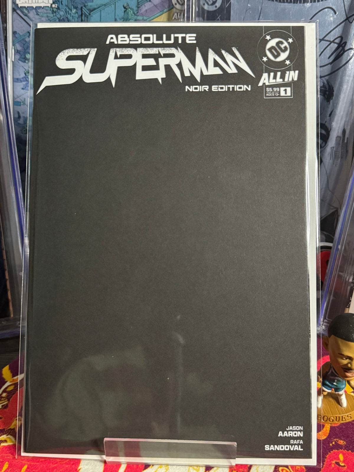 Absolute Superman #1 Noir Sketch Blank