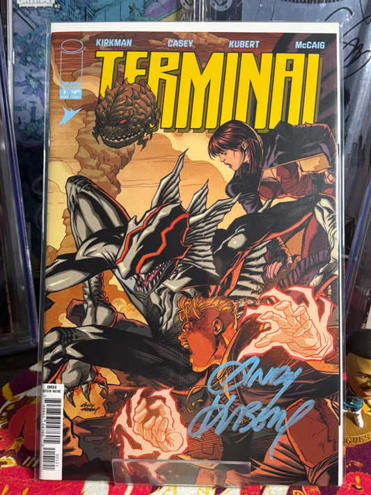Terminal #2 signed by Andy Kubert