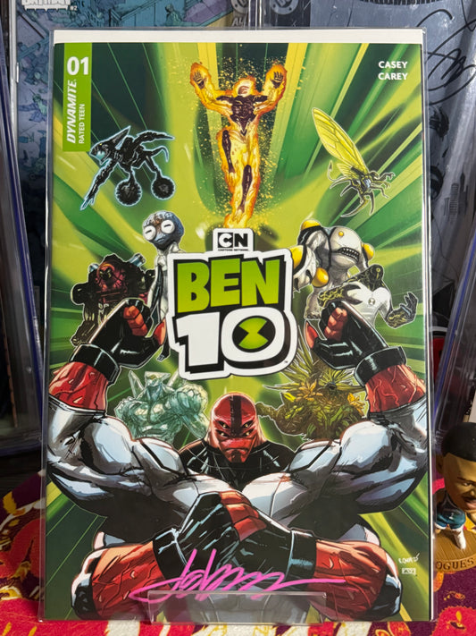 Ben 10 #1 signed by Dave Johnson