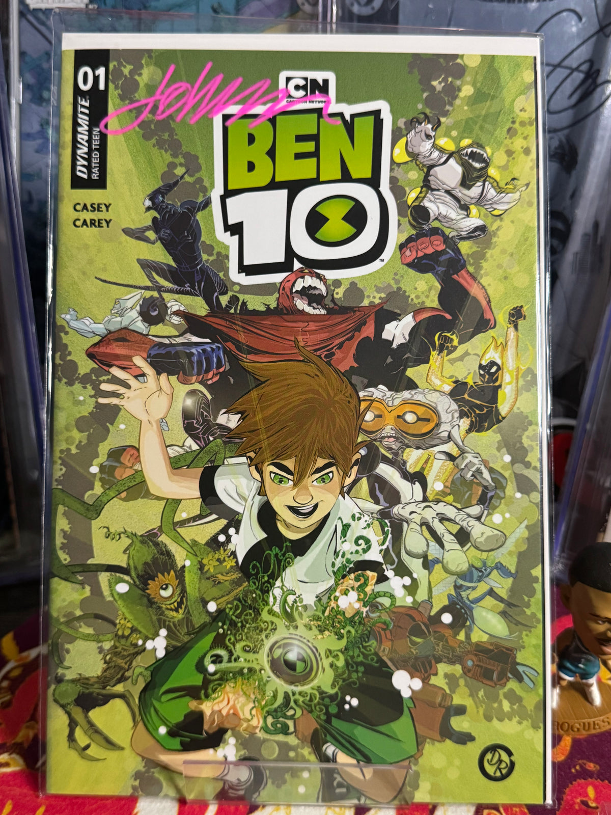 Ben 10 #1 signed by Dave Johnson
