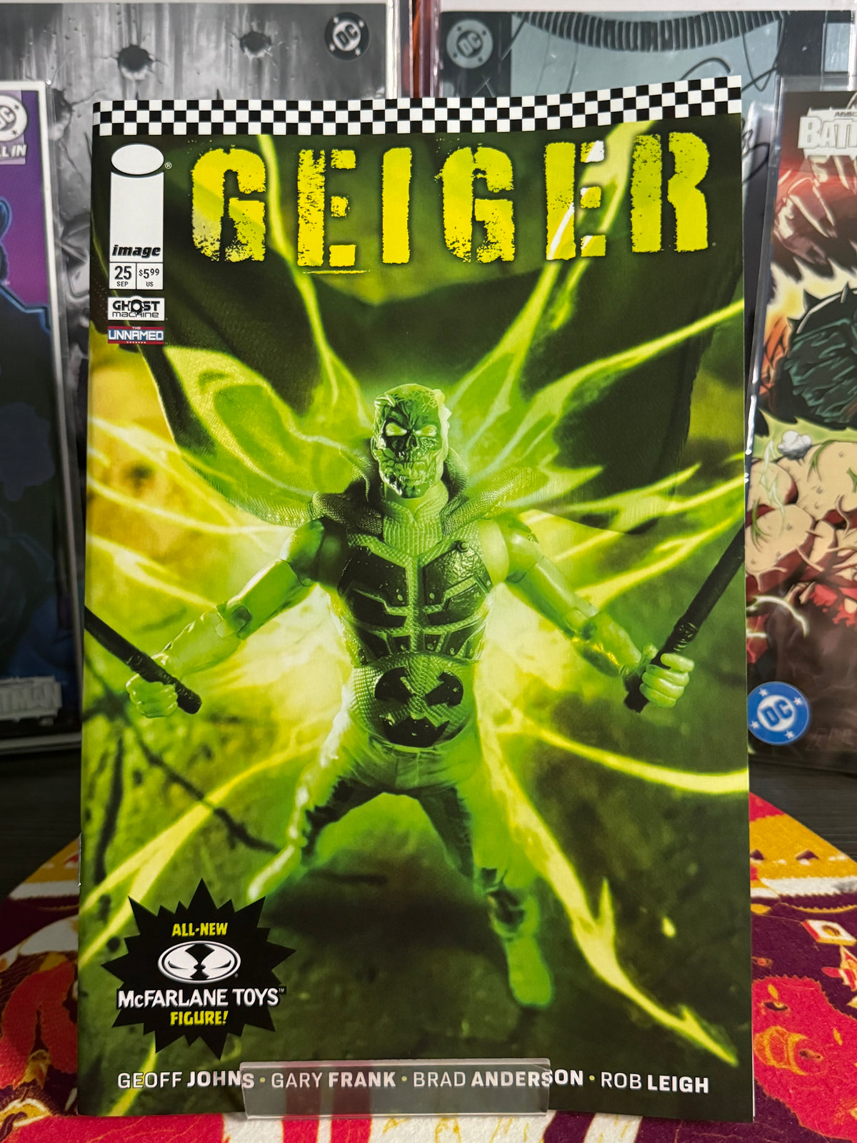 GEIGER #25 CVR D MCFARLANE TOYS ACTION FIGURE VARIANT