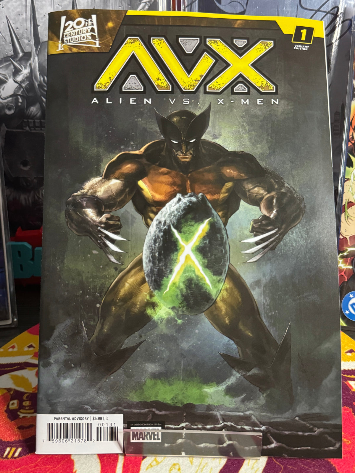 ALIEN VS. X-MEN #1 ALAN QUAH POSTER HOMAGE VARIANT