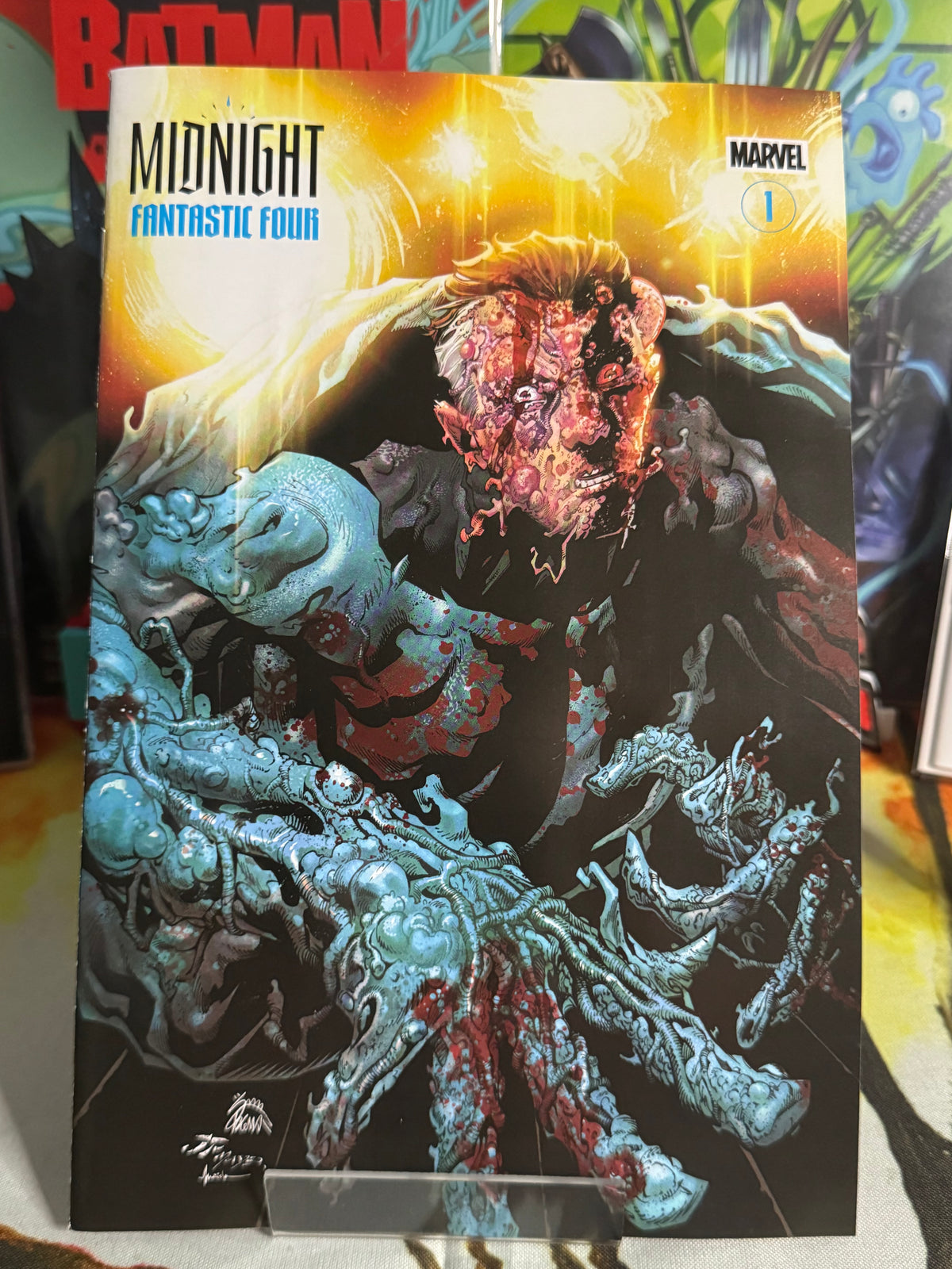 MIDNIGHT FANTASTIC FOUR #1 COVER B RYAN STEGMAN MIDNIGHT BLOODBATH VARIANT