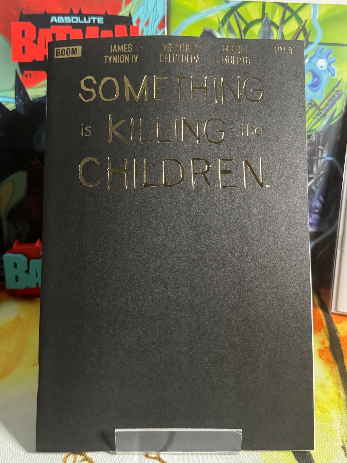 Something is Killing the Children #50 CVR E Gold Blank Sketch Variant (Foil Stamp)