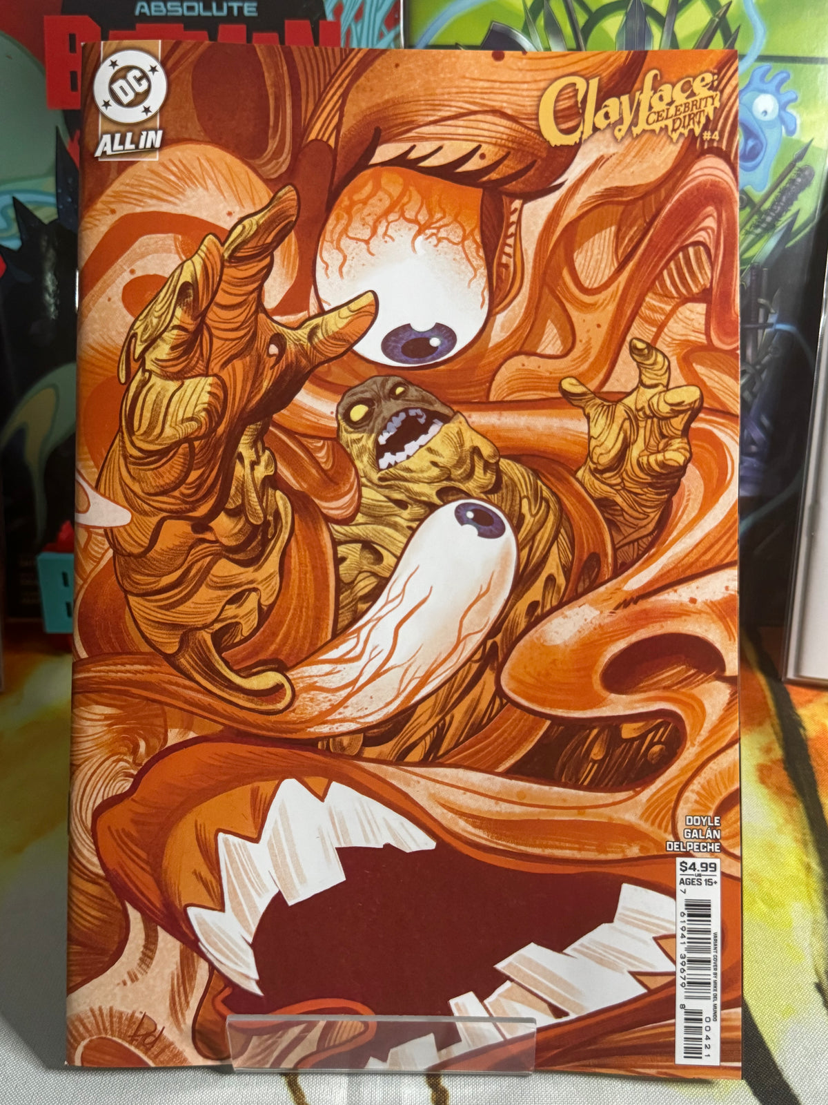 CLAYFACE CELEBRITY DIRT #4 (OF 6) CVR B MIKE DEL MUNDO