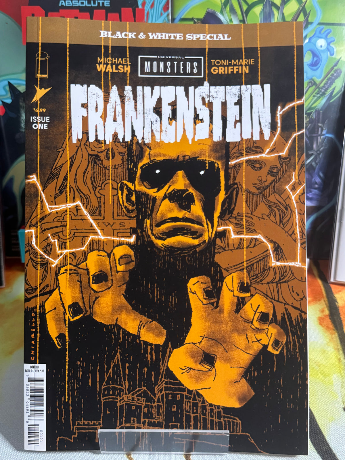 UNIVERSAL MONSTERS FRANKENSTEIN B&W SPECIAL #1 (OF 2) CVR B MARK CHIARELLO