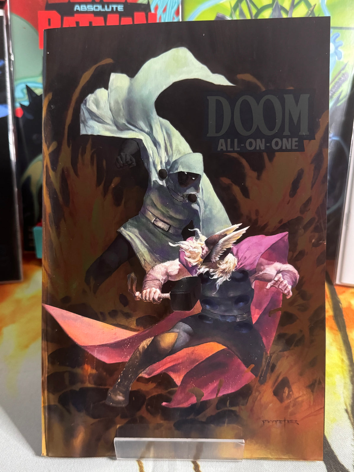DOOM ALL-ON-ONE #1 PUPPETEER LEE FOIL VARIANT