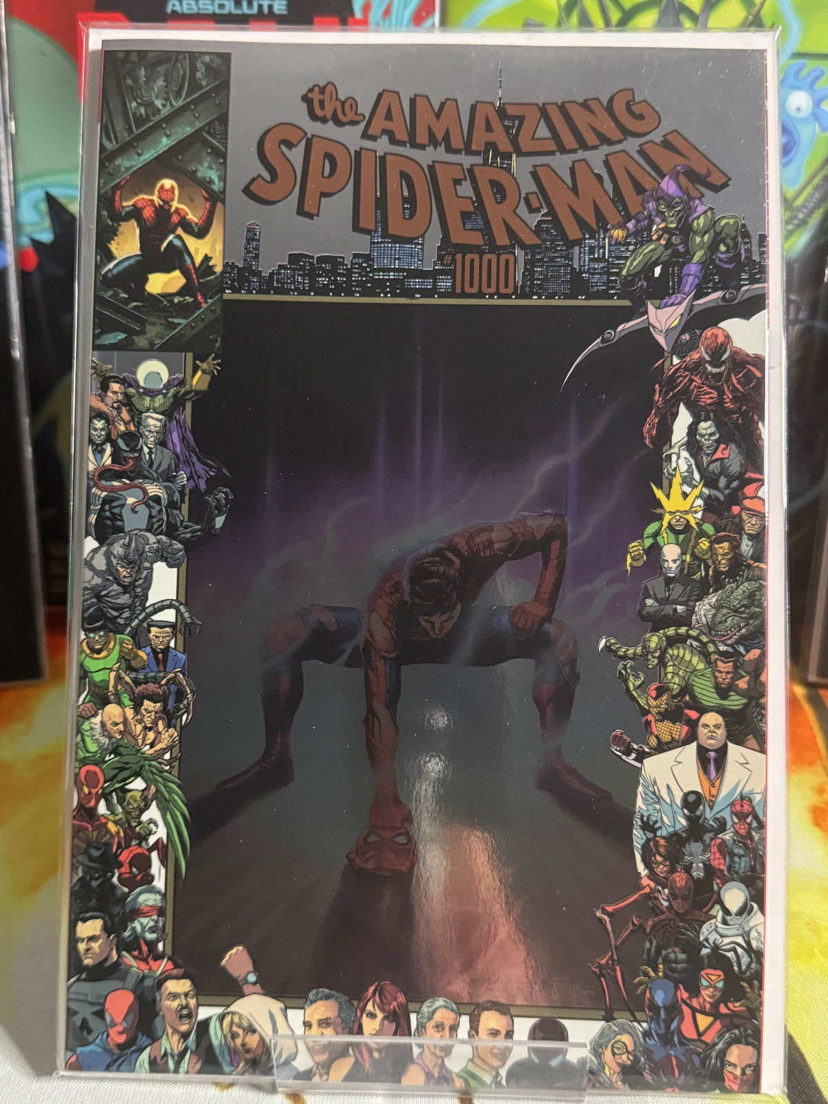 AMAZING SPIDER-MAN #1000 MICO SUAYAN NYCC EXCLUSIVE FOIL LTD 500