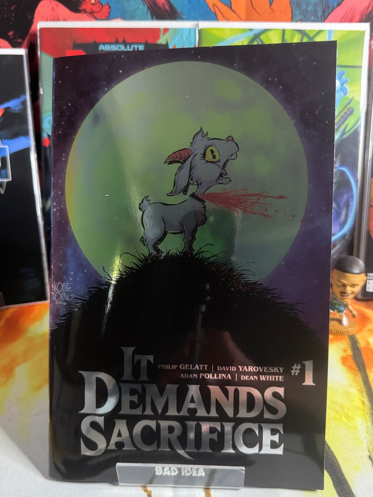 IT DEMANDS SACRIFICE #1 (OF 4) CVR D SKOTTIE YOUNG FOIL VARIANT