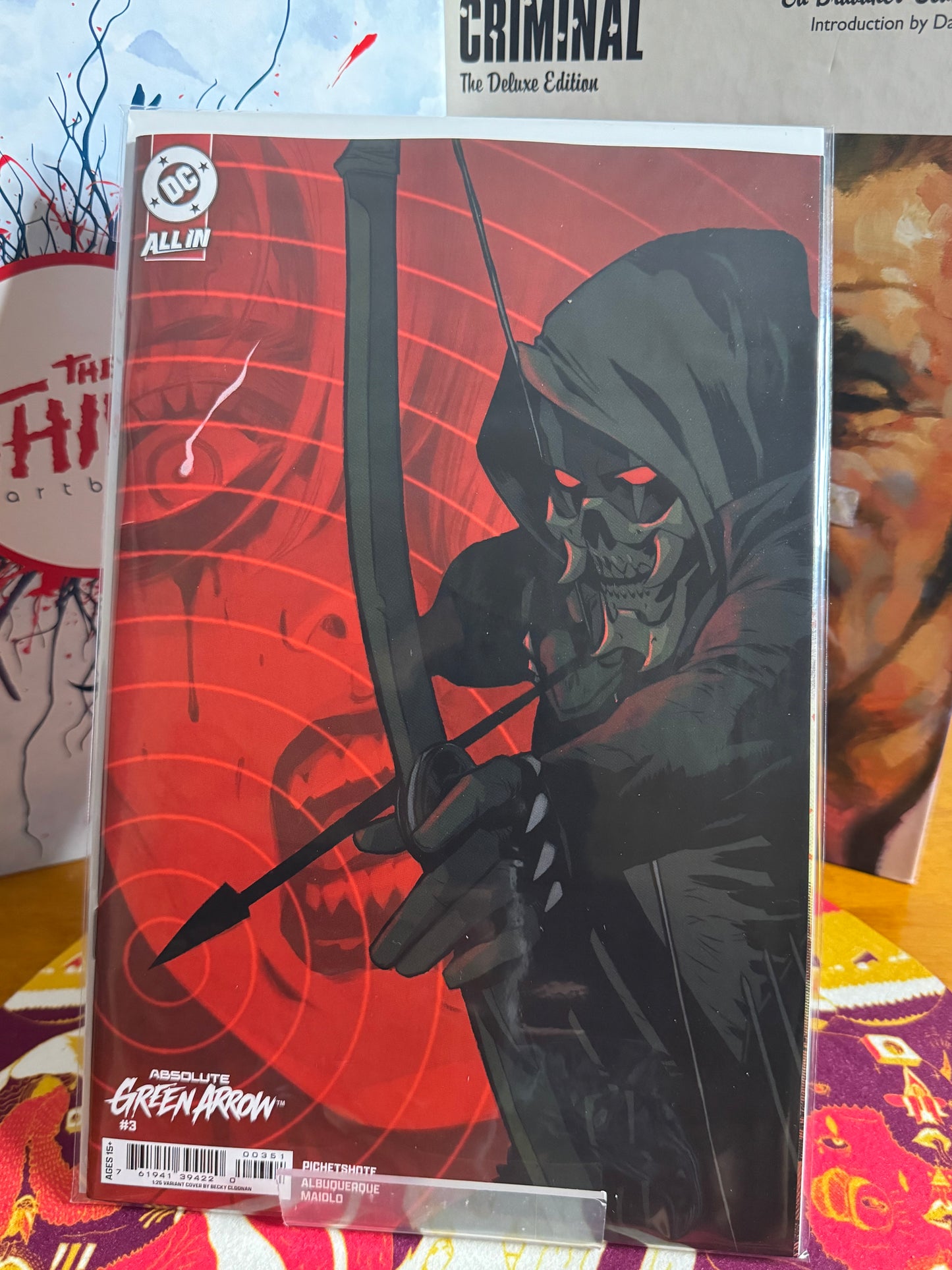 Absolute Green Arrow #3 1:25 ratio variant