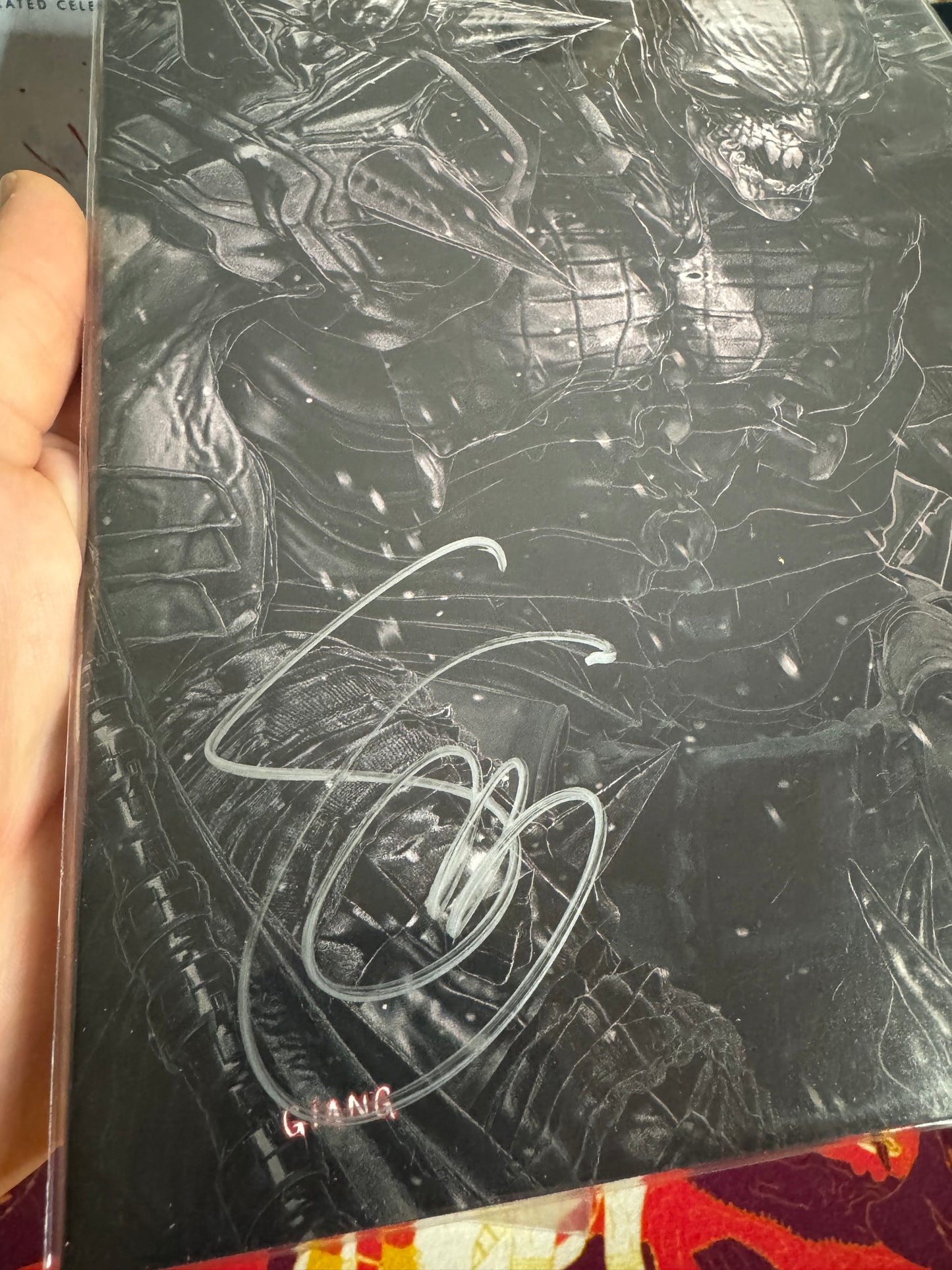 Absolute Batman #22 John Giang full art variant signed by Scott Snyder