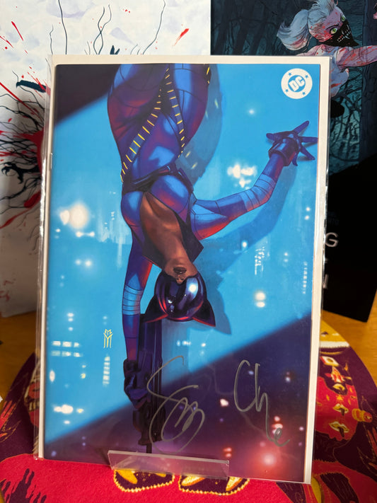 Absolute Catwoman #1 Miguel Mercado full art variant double signed by Che Grayson and Scott Snyder