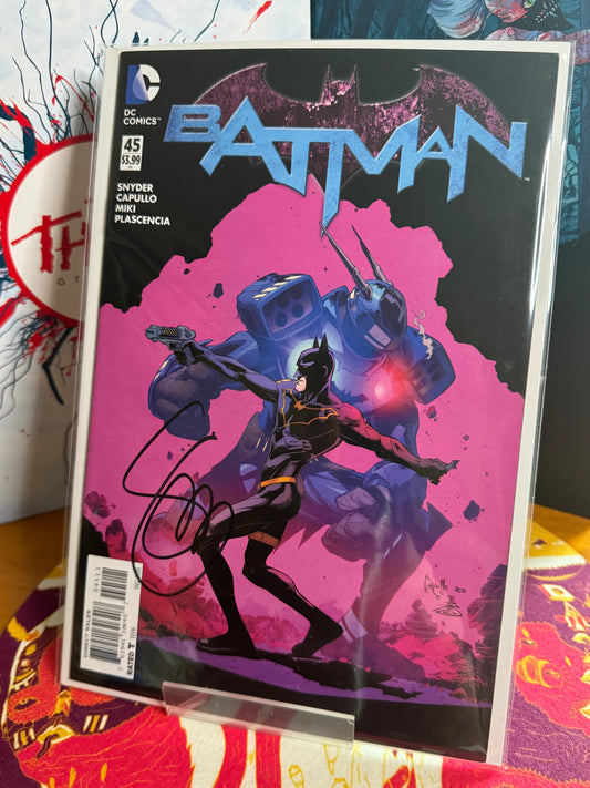 Batman #45 signed by Scott Snyder